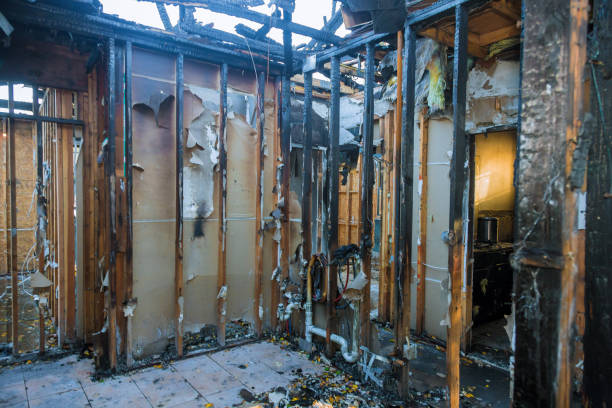 Professional Fire Damage Restoration technician working in Weiser, ID